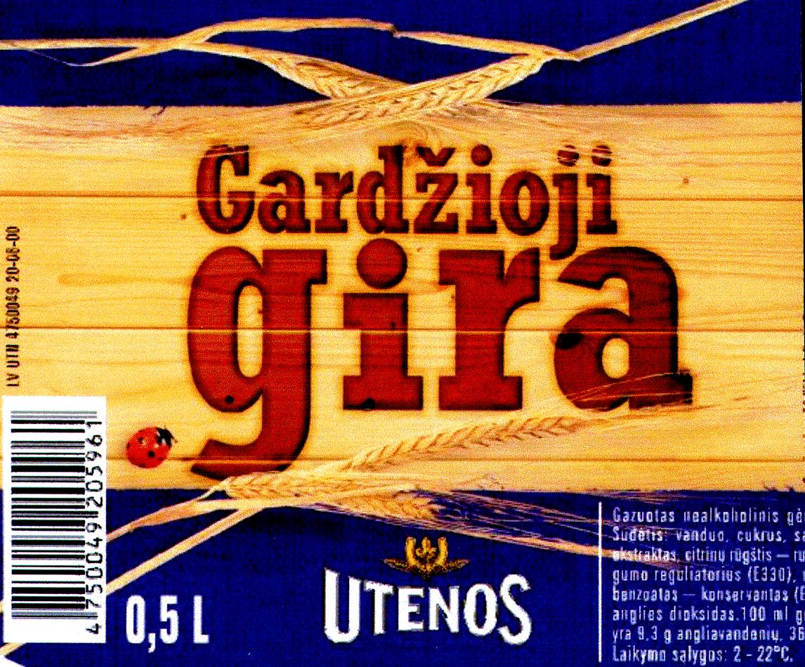 Prekės ženklas: Gardžioji gira
